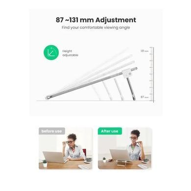 Підставка для ноутбука UGREEN LP230 Desktop Laptop Stand (Silver) (UGR-80348) [804415]