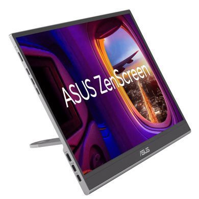 Монітор портативний Asus 15.6" ZenScreen MQ16AHE mHDMI, USB-C, OLED, 1ms, DCI-P3 100%, HDR10, Cover (90LM07SV-B02170) [100974]