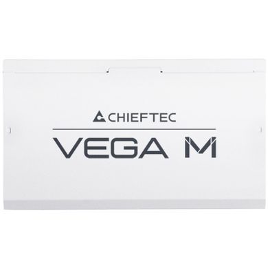 БЖ 1000W Chieftec VEGA M ATX 3.1 135mm, 80+ Gold, Fully modular, WHITE, Retail (PPG-1000-CW) [403919]
