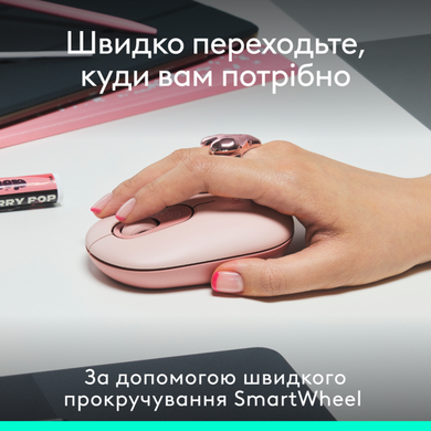 Миша Logitech POP with emoji Rose (L) (910-007413) [200840]