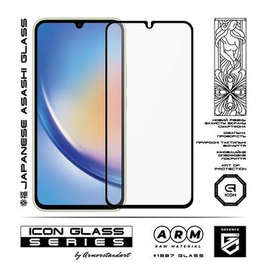 Захисне скло Armorstandart Icon для Samsung Galaxy A34 SM-A346 Black (ARM66211) [600613]