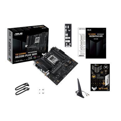 Материнcька плата ASUS A620M-F GAMING WIFI sAM5 A620 2xDDR5 HDMI Wi-Fi BT mATX (90MB1KT0-M0EAY0) [109216]