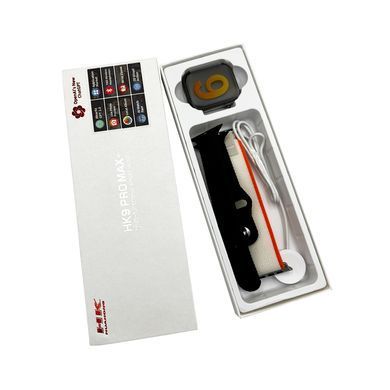 Смарт-годинник HK 9 Pro Max Plus 45mm. 230 mAh. IP67 Amoled Black (HK9PMMINIBLACK) [802710]