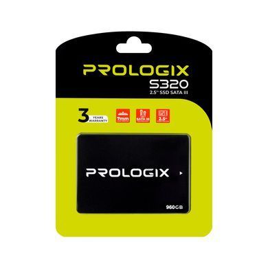 Накопичувач SSD 960GB Prologix S320 2.5" SATAIII 3D TLC (PRO960GS320) [607933]