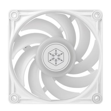 Корпусний вентилятор SilverStone Vista VS120W-ARGB, 120мм, 2000rpm, 4pin PWM, 3pin +5VARGB, 30.6dBa, білий (SST-VS120W-ARGB) [109594]