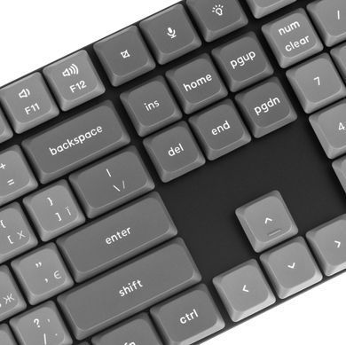 Клавіатура механічна Keychron K5 Max 104Key, Gateron MX 2.0 Brown, WL/BT/USB-A, QMK, White Led, чорний (K5M-A3-UA) [103667]
