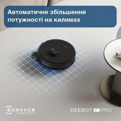 Робот-пилосос DEEBOT Y1 PRO ECOVACS (DLX34 BLACK) [500582]