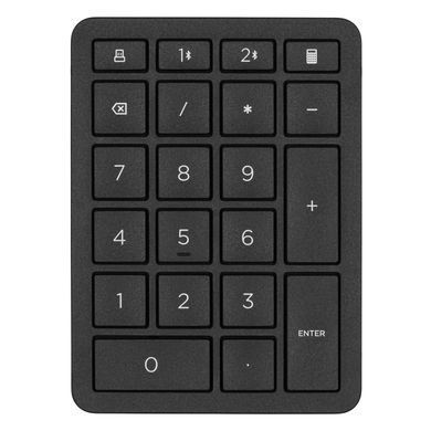 Клавіатура мембранна HP 960 BLK Ergonomic split-zone, 112key, BT, EN/UK, чорний (7E755AA) [103718]