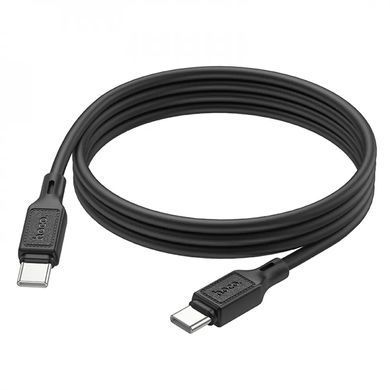Кабель HOCO X90 Cool 60W silicone charging data cable for Type-C to Type-C Black (6931474788467) [805239]
