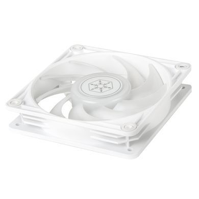 Корпусний вентилятор SilverStone Vista VS120W-ARGB, 120мм, 2000rpm, 4pin PWM, 3pin +5VARGB, 30.6dBa, білий (SST-VS120W-ARGB) [109594]