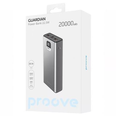 Універсальна мобільна батарея Proove Guardian 22.5W 20000mAh (2001001750077) [603449]