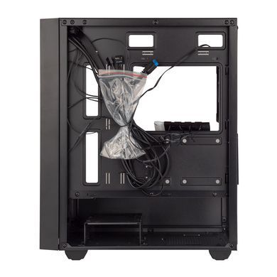 Корпус Prologix Tempered Glass Black без БЖ (E107) [608684]