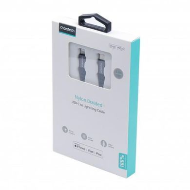 Кабель Choetech USB Type-C - Lightning (M/M), 1.2 м, Black (IP0039-BK) [620646]