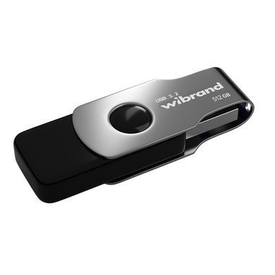 Флеш-накопичувач Wibrand USB 3.2 Gen1 Lizard 512GB Black (WI3.2/LI512P9B) [803063]