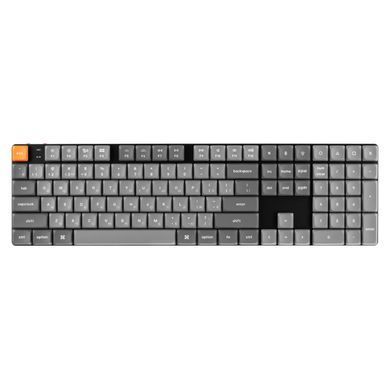 Клавіатура механічна Keychron K5 Max 104Key, Gateron MX 2.0 Brown, WL/BT/USB-A, QMK, White Led, чорний (K5M-A3-UA) [103667]