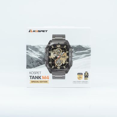 Розумний годинник TANK M4 SE BLACK KOSPET (TANK M4SE BLACK) [504272]