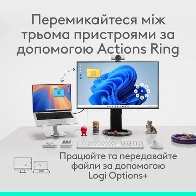 Маніпулятор миша бездротова LOGITECH MX Master 4 Performance Wireless Mouse for Business - GRAPHITE - 2.4GHZ/BT - N/A - EMEA28i-935 (910-007617) [504056]