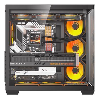 Корпус для комп'ютера DARK FLASH C280 EATX без блока живлення, чорний (C280 BLACK) [504458]