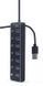 USB-хаб Gembird 7 ports Black з вимикачами (UHB-U3P7P-01) [605121], фото 2