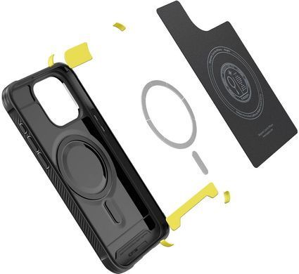 Чохол-накладка Spigen Rugged Armor MagFit для Apple iPhone 15 Pro Matte Black (ACS06703) [602176]
