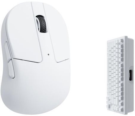 Миша Keychron M4 4K USB-A/USB-C/WL/BT, білий (M4A5_KEYCHRON) [104121]