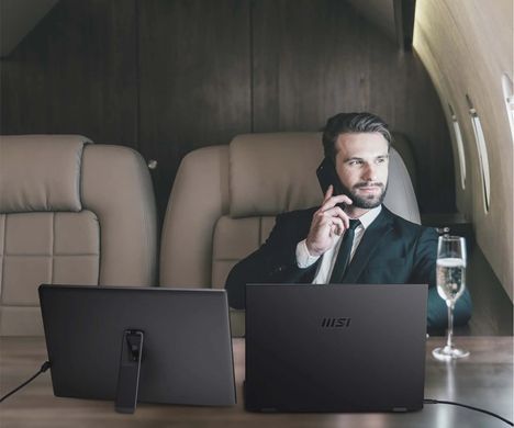 Монітор портативний MSI 15.6" PRO MP161-E2U mHDMI, 2xUSB-C, MM, IPS, Cover (9S6-3PB70H-045) [112175]