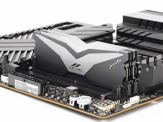 DDR5 64Gb 6200MHz (2*32Gb) OCPC PISTA RGB C40 Titan, Retail Kit (MMPT2K64GD562C40T) [401095]