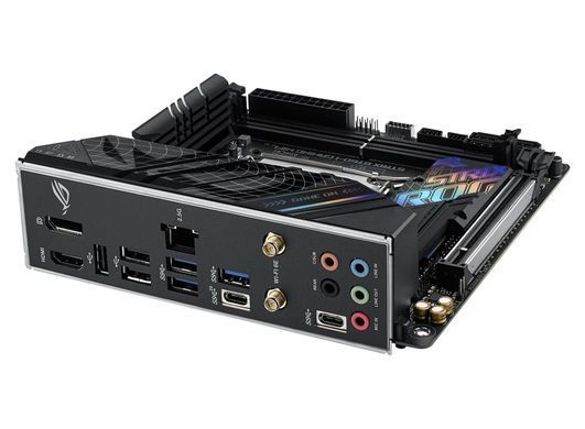 Материнcька плата ASUS ROG STRIX B760-I GAMING WIFI s1700 B760 2xDDR5 M.2 HDMI DP Wi-Fi BT mITX (90MB1D90-M1EAY0) [109485]