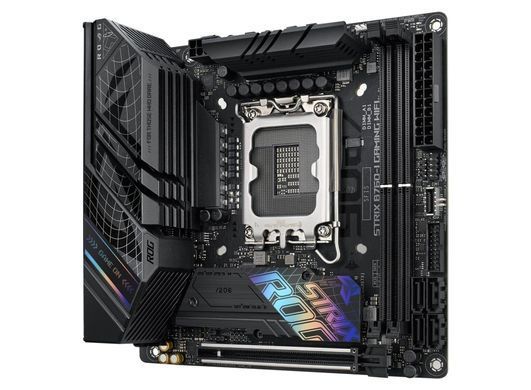 Материнcька плата ASUS ROG STRIX B760-I GAMING WIFI s1700 B760 2xDDR5 M.2 HDMI DP Wi-Fi BT mITX (90MB1D90-M1EAY0) [109485]