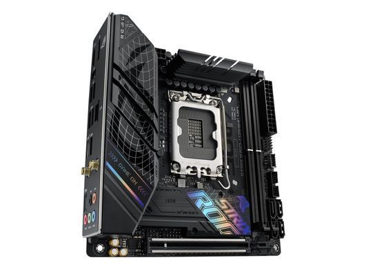 Материнcька плата ASUS ROG STRIX B760-I GAMING WIFI s1700 B760 2xDDR5 M.2 HDMI DP Wi-Fi BT mITX (90MB1D90-M1EAY0) [109485]