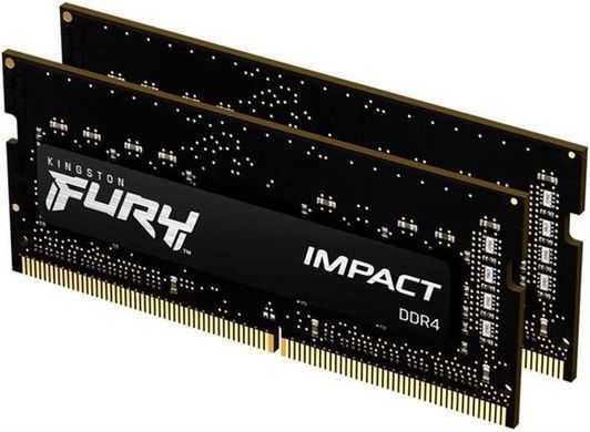 Модуль пам`ятi SO-DIMM DDR4 2x16GB/3200 Kingston Fury Impact (KF432S20IBK2/32) [606177]