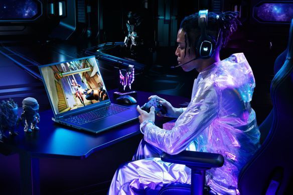 Ноутбук Acer Predator Helios Neo 18 PHN18-72 18" WQXGA IPS, Intel U9-275HX, 64GB, F2TB, NVD5070-8, Lin, чорний (NH.QVHEU.001) [110295]
