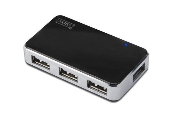 Хаб DIGITUS USB-A > 4хUSB-А, активний (DA-70220) [108802]