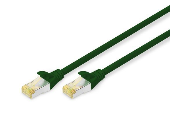 Патч-корд DIGITUS CAT 6а SF-UTP, 20м, AWG 26/7, Cu, LSZH, зелений (DK-1644-A-200/G) [109901]