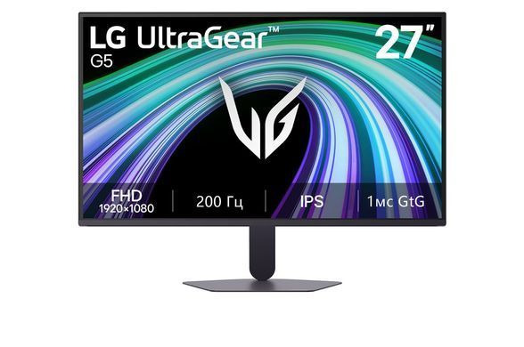Монітор LG 27" 2хHDMI, DP, Audio, IPS, 200Hz, 1ms, sRGB 99%, G-SYNC, FreeSync, HDR10 (27G523B-B) [115758]