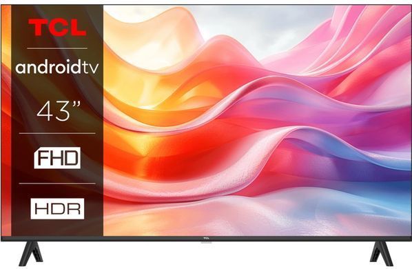 Телевізор 43" TCL LED FHD 60Hz Smart Android TV Black (43L5A) [102218]