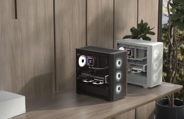 Корпус AeroCool D301A-G-BK-v2 Black без БЖ (ACCS-DS03043.11) [608786]