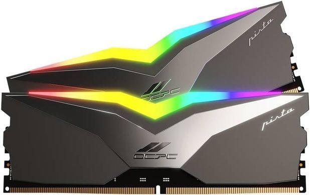 DDR5 64Gb 6200MHz (2*32Gb) OCPC PISTA RGB C40 Titan, Retail Kit (MMPT2K64GD562C40T) [401095]