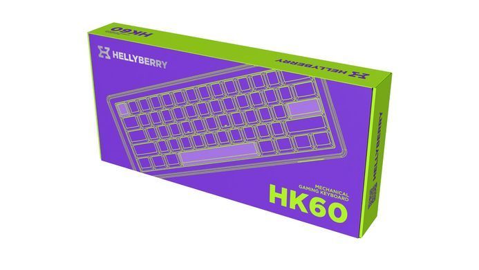 Клавіатура Hator Hellyberry White/Violet (HK60) [617106]
