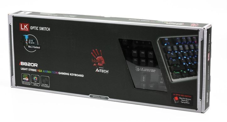 Клавіатура Bloody B820R Red SW Black (B820R Bloody (Black) Red SW) [606006]