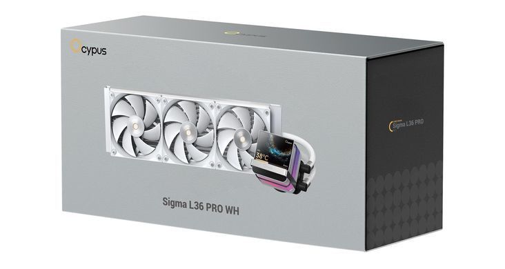Система рідинного охолодження для комп'ютерного процесора SIGMA L36 PRO WH OCYPUS (SIGMA-L36-WH3ANWL00P-GL) [502930]
