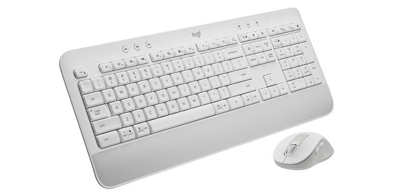 Комплект з маніпулятора миші та клавіатури бездротовий LOGITECH Signature MK650 Combo for Business - OFFWHITE - US INT'L - BT - INTNL - B2B (920-011032) [500052]