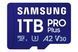 Карта пам&rsquo;яті MICRO SDXC PRO+ 1TB W/ADAPT. SAMSUNG (MB-MD1T0SA/EU) [502061], фото 1