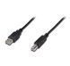 Кабель DIGITUS USB-A > USB-B синхронізації, 3м, чорний (AK-300102-030-S) [108477], фото 1