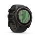 Смарт-годинник Garmin Fenix 8 51mm Sapphire Solar Carbon Gray DLC Titanium with Black Silicone (010-02907-70) [611356], фото 2