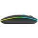 Мишка XTRIKE ME, бездротова Bluetooth+2,4G, 3200dpi., 4кн., 7 режимів RGB, чорна (GW-113) [403800], фото 4
