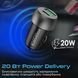 Автомобільний зарядний пристрій Promate DriveGear-20W Black (drivegear-20w.black) [603209], фото 2