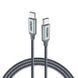 Кабель Choetech USB Type-C - USB Type-C (M/M), 1.8 м, Grey (XCC-1002) [603890], фото 1
