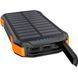 УМБ Choetech 10000mAh 2xUSB-A,1xUSB-C,solar panel, Qi-5W Black-Orange (B659-OR) [405424], фото 2