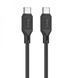 Кабель HOCO X90 Cool 60W silicone charging data cable for Type-C to Type-C Black (6931474788467) [805239], фото 1